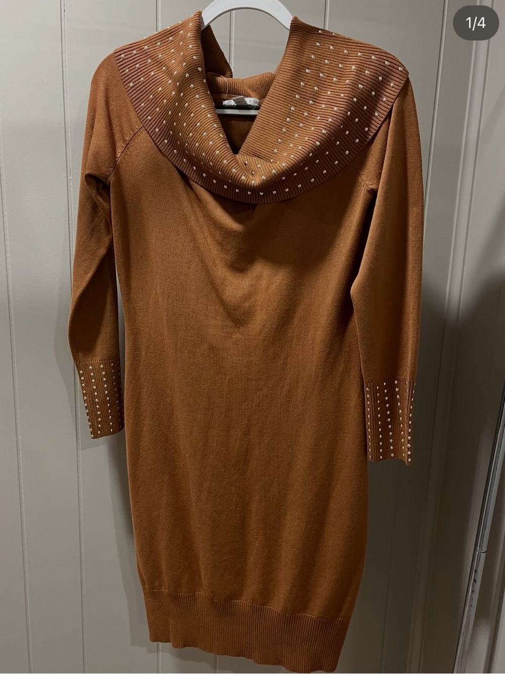 EMMA & POSH cowl neck sweater dress / cottagecore